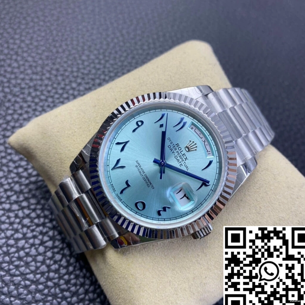 Customization Factory Middle Day East Ice Dial BP Rolex Date Blue 0922